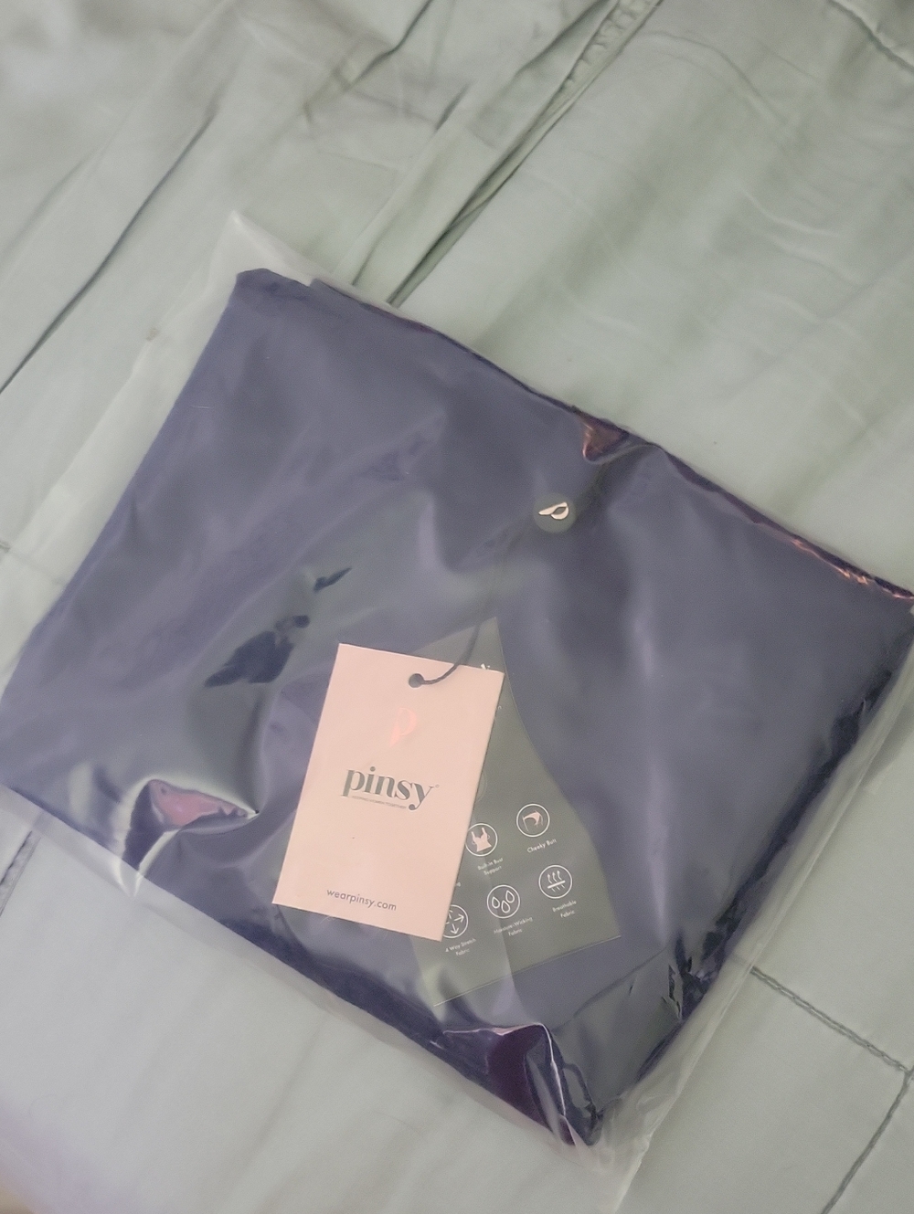 pinsy shapewear scoop tank cheeky navy medium